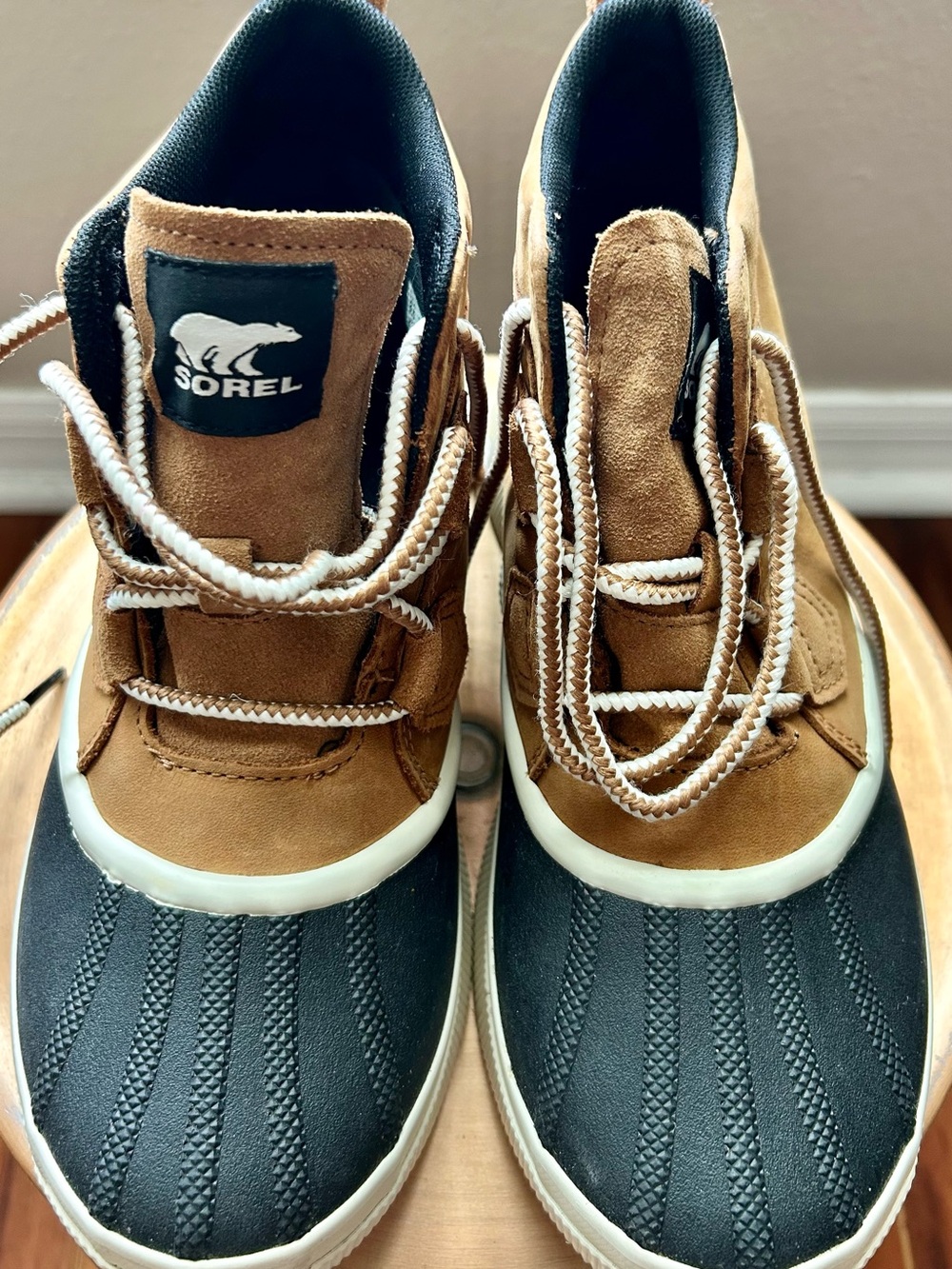 Sorel Brown and Black Women's Winter Duck Boots